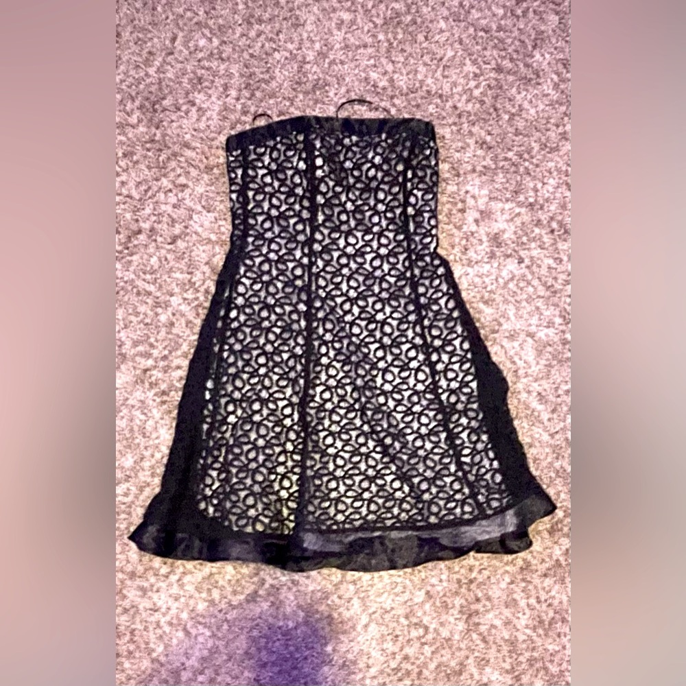 White House Black market handleless Flowey party dress